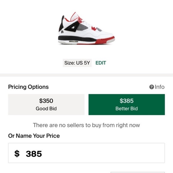 Jordan 4 Retro Mars Blackmon (GS) - Picture 4 of 4